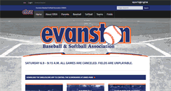 Desktop Screenshot of evanstonbaseball.com